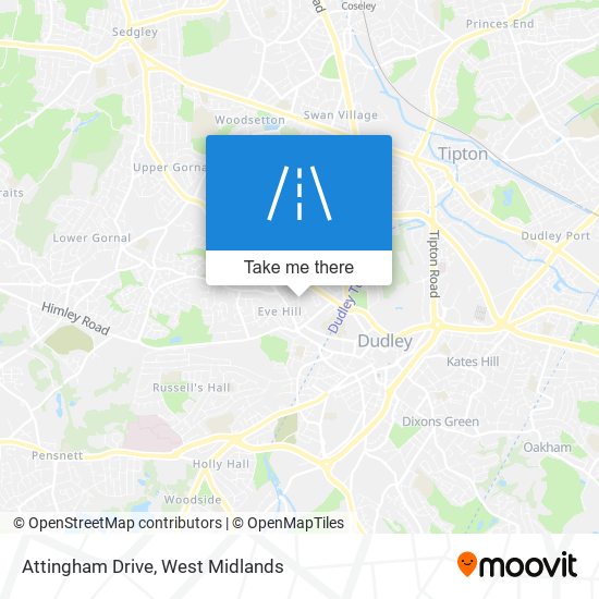 Attingham Drive map