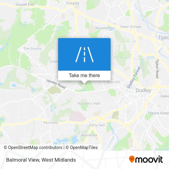 Balmoral View map