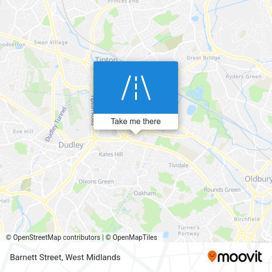 Barnett Street map