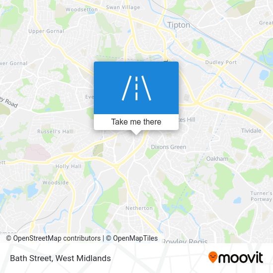 Bath Street map