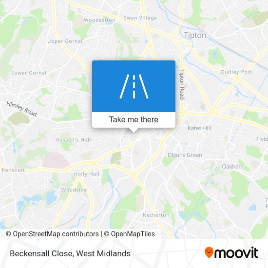 Beckensall Close map