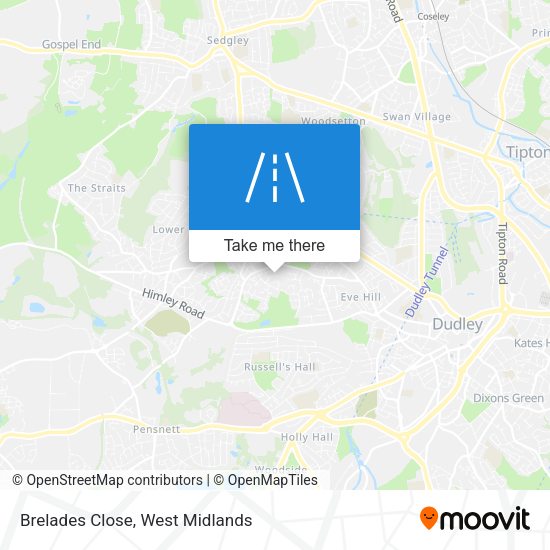 Brelades Close map