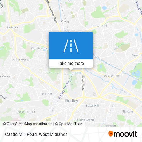 Castle Mill Road map