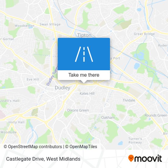Castlegate Drive map
