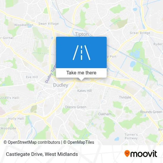 Castlegate Drive map
