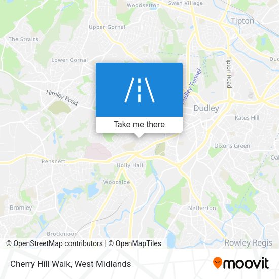 Cherry Hill Walk map