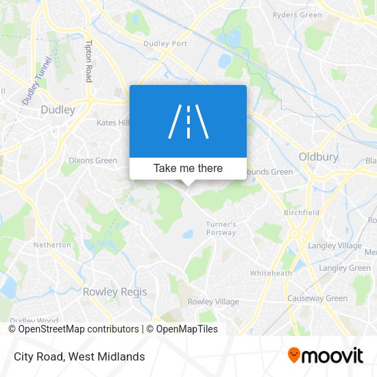 City Road map