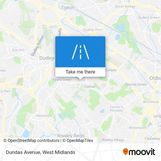 Dundas Avenue map