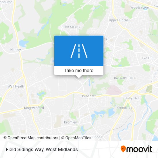 Field Sidings Way map