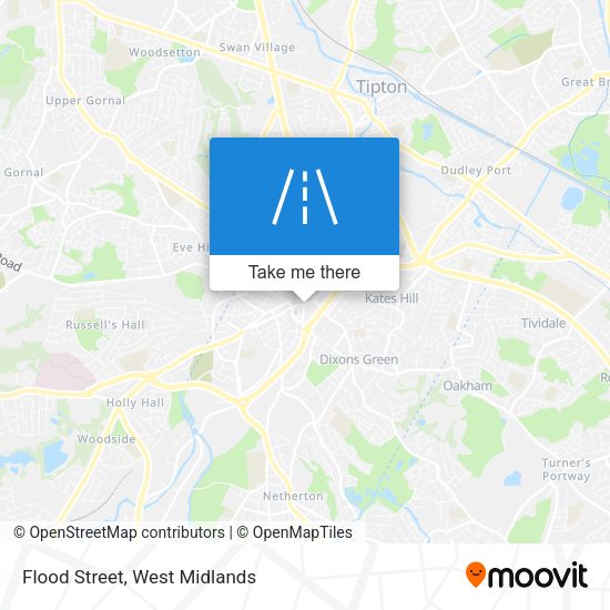 Flood Street map