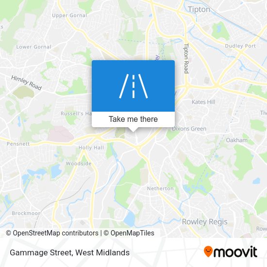 Gammage Street map