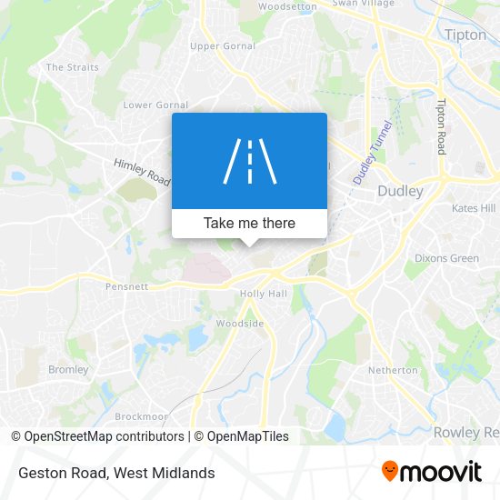 Geston Road map