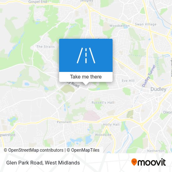 Glen Park Road map