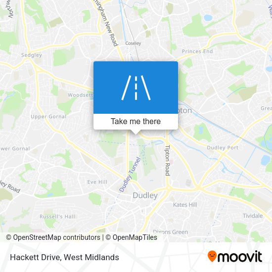 Hackett Drive map