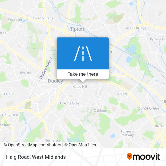 Haig Road map