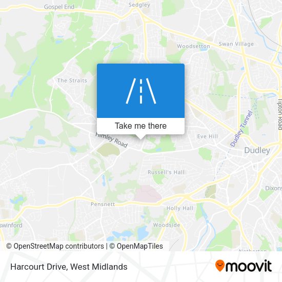 Harcourt Drive map