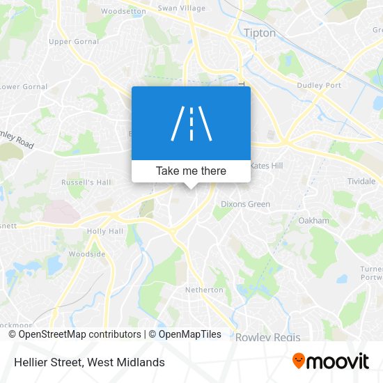 Hellier Street map