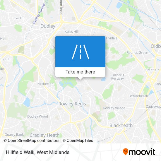 Hillfield Walk map