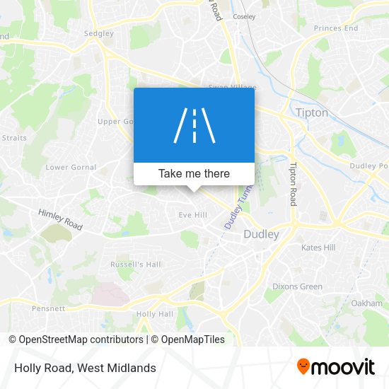 Holly Road map