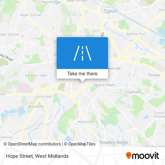 Hope Street map