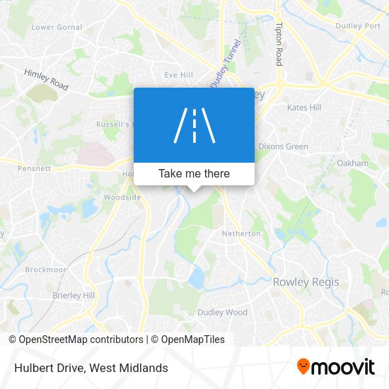 Hulbert Drive map