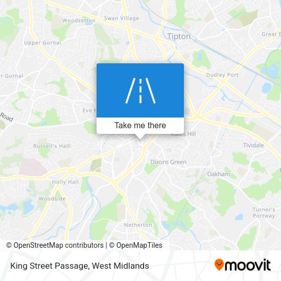 King Street Passage map