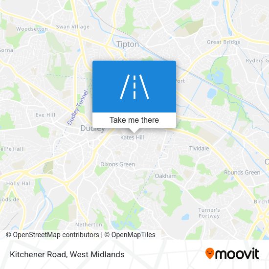 Kitchener Road map