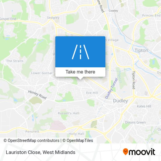 Lauriston Close map