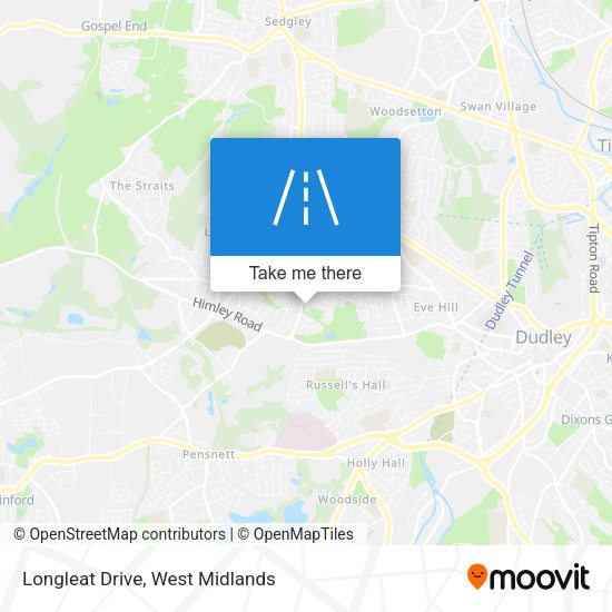 Longleat Drive map