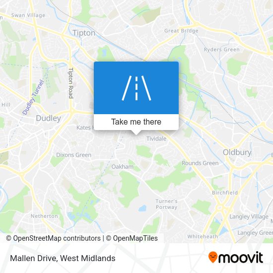 Mallen Drive map