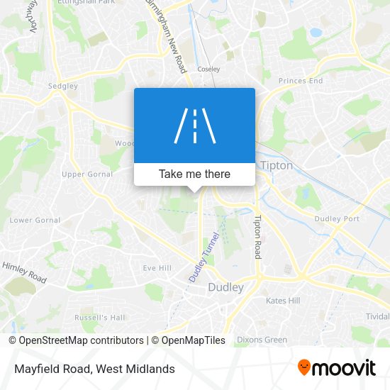 Mayfield Road map