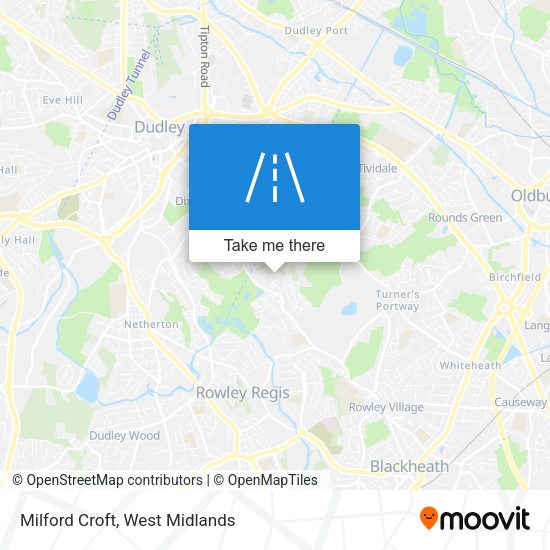 Milford Croft map
