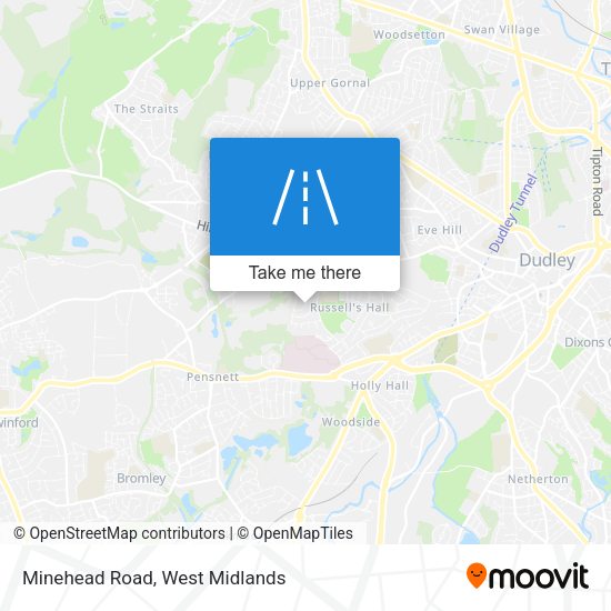 Minehead Road map