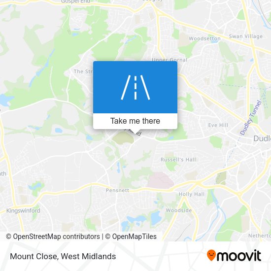 Mount Close map