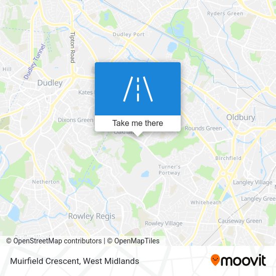 Muirfield Crescent map