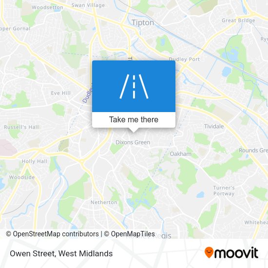 Owen Street map