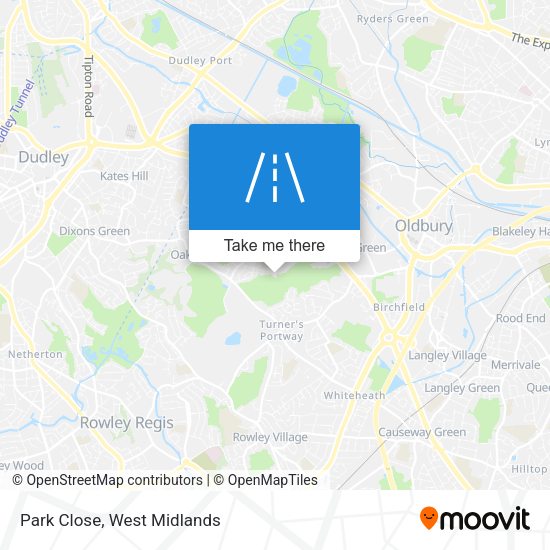 Park Close map