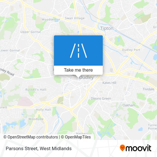 Parsons Street map