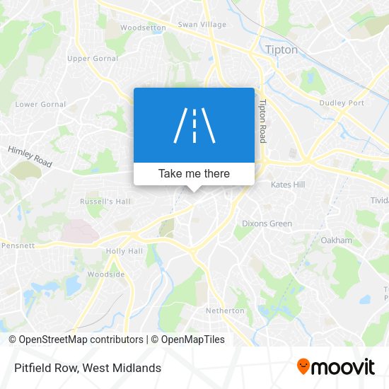 Pitfield Row map