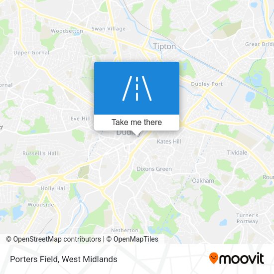 Porters Field map