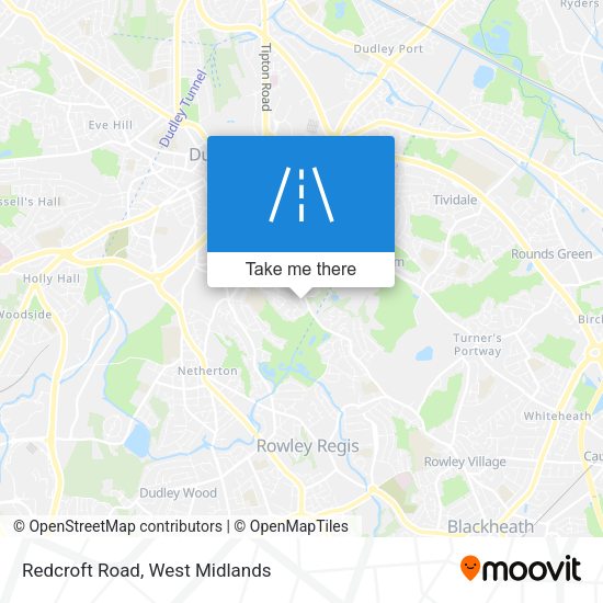 Redcroft Road map