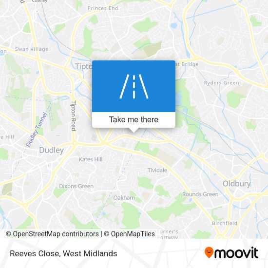 Reeves Close map
