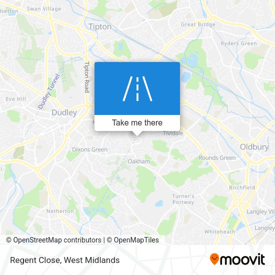 Regent Close map