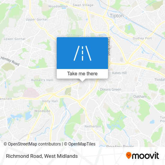 Richmond Road map