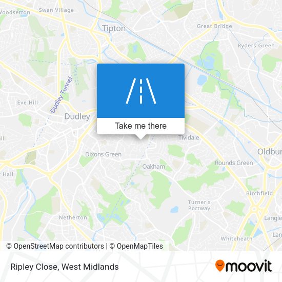 Ripley Close map