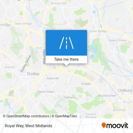 Royal Way map