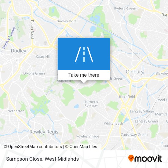 Sampson Close map