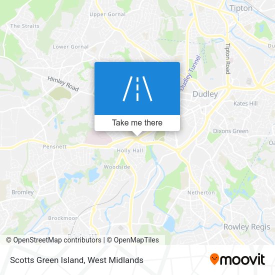 Scotts Green Island map