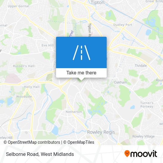 Selborne Road map