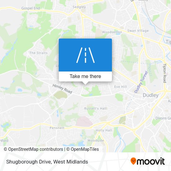 Shugborough Drive map